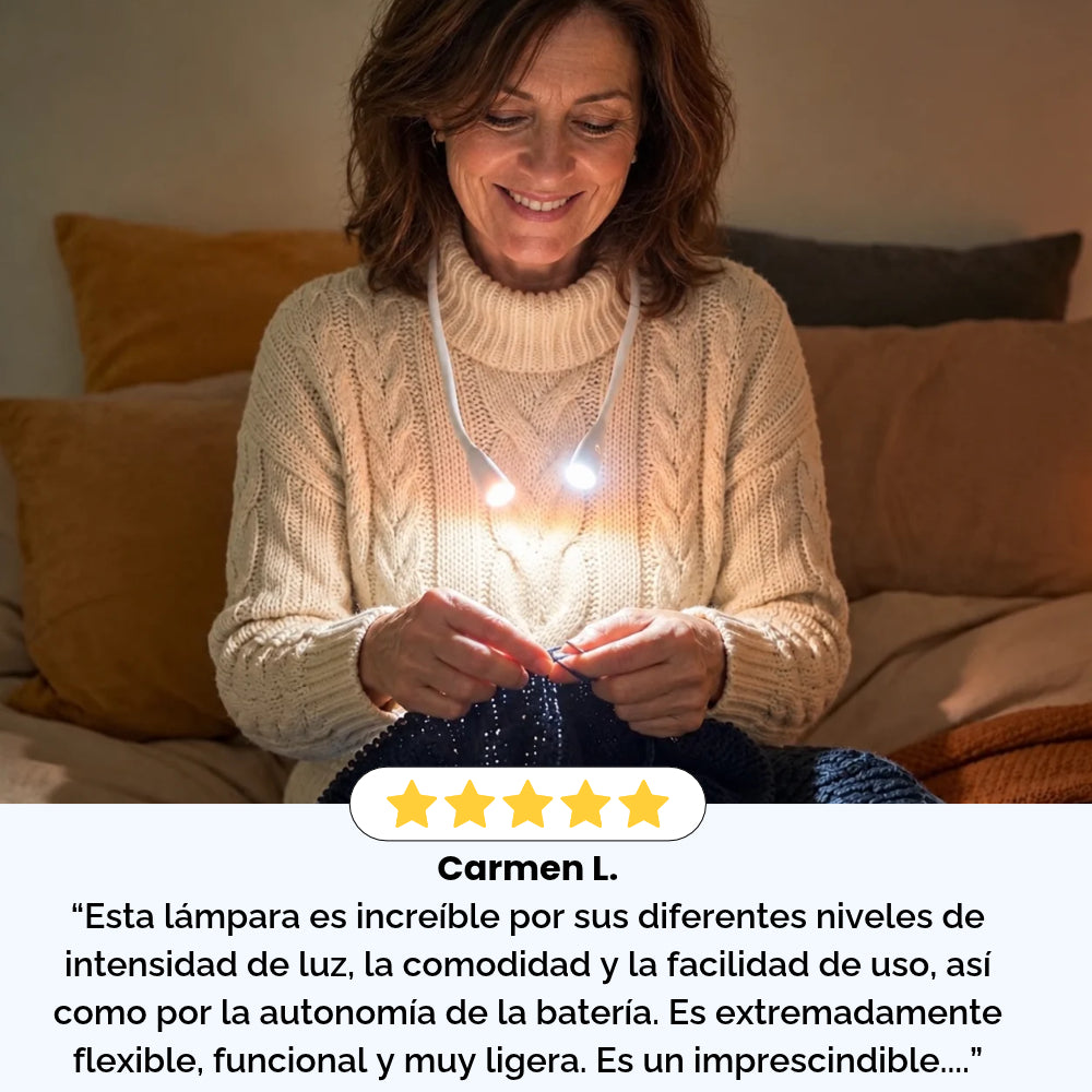 Lumira – La lámpara de cuello que ilumina tus creaciones y reduce la fatiga visual
