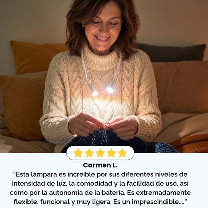 Lumira – La lámpara de cuello que ilumina tus creaciones y reduce la fatiga visual